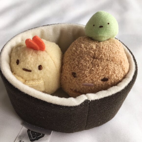 Japan San-X Sumikko Gurashi Tenori Plush Ebifurai No Shippo, Tonkatsu, W… - Picture 2 of 10